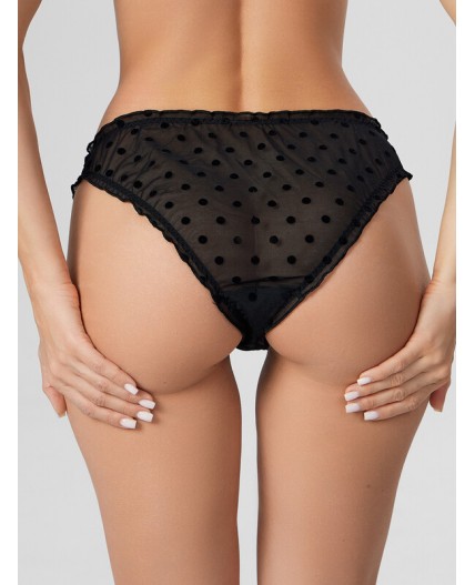 Трусы горох на черном