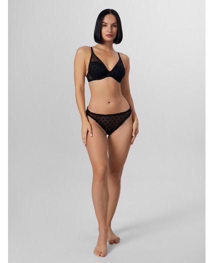 Трусы горох на черном