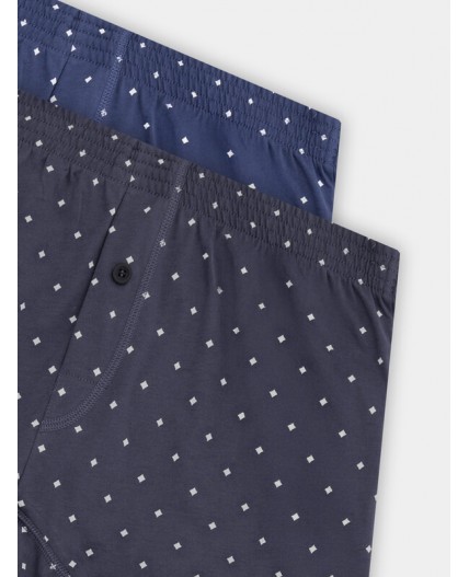 Трусы звездочки на т.сером +звездочки на джинсовом