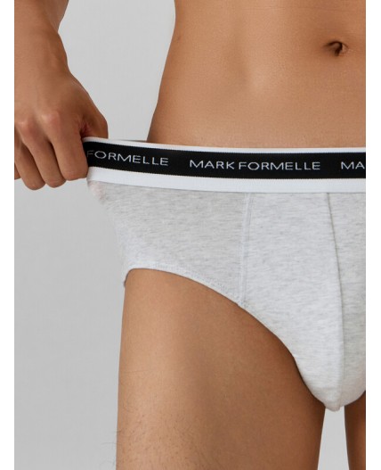 Трусы серый меланж 4306-А +шторм +черный