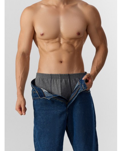 Трусы темно-серый меланж