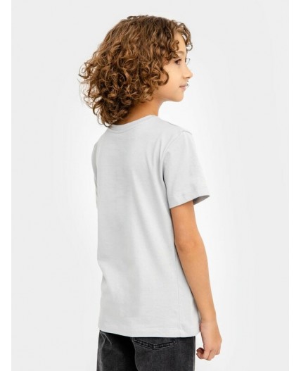 Футболка св.серый +печать