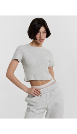 Футболка серый меланж 4306-А