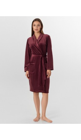 Халат бордо