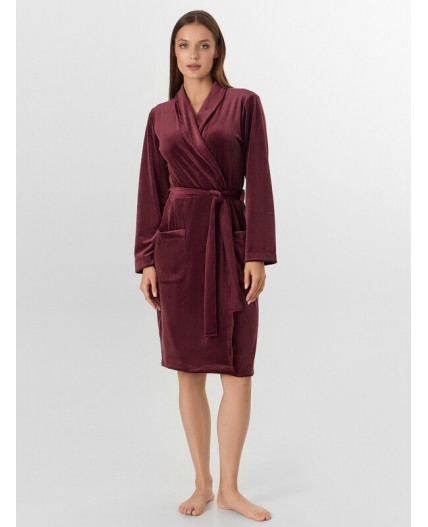 Халат бордо
