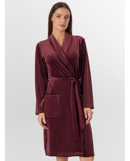 Халат бордо