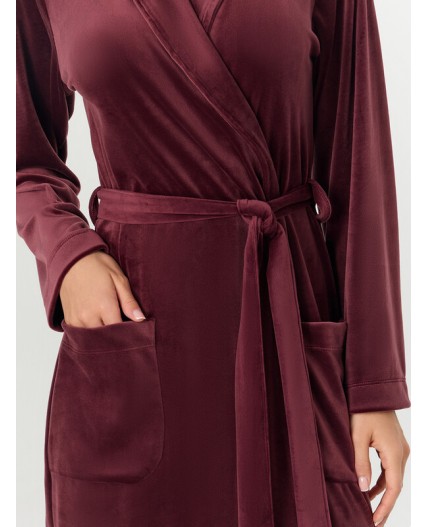Халат бордо