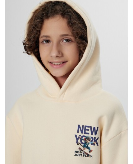 Худи топленое молоко +печать