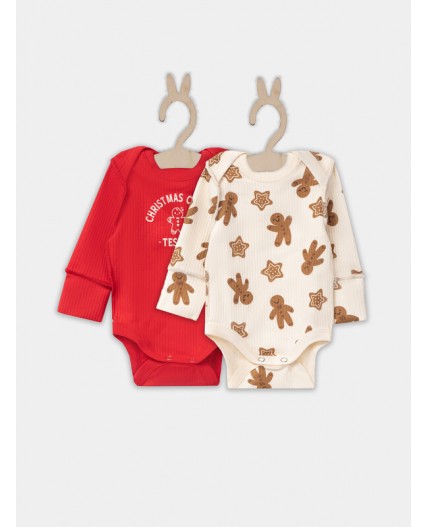 Боди огненный красный +печеньки на сл.масле