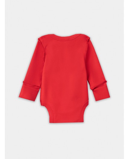 Боди огненный красный +печеньки на сл.масле