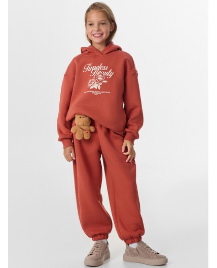 Брюки терракотовый