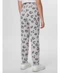 Брюки леопард на св.сером