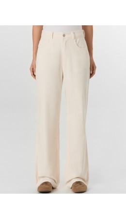 Брюки молочный