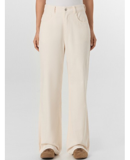 Брюки молочный