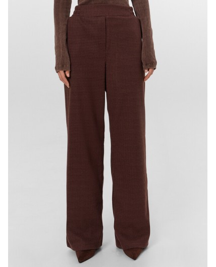 Брюки шоколадная клетка