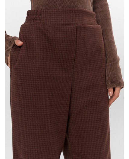 Брюки шоколадная клетка