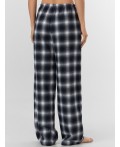 Брюки клетка черно -белая