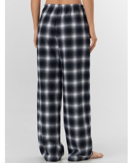 Брюки клетка черно -белая