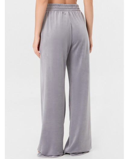 Брюки серебристо -серый