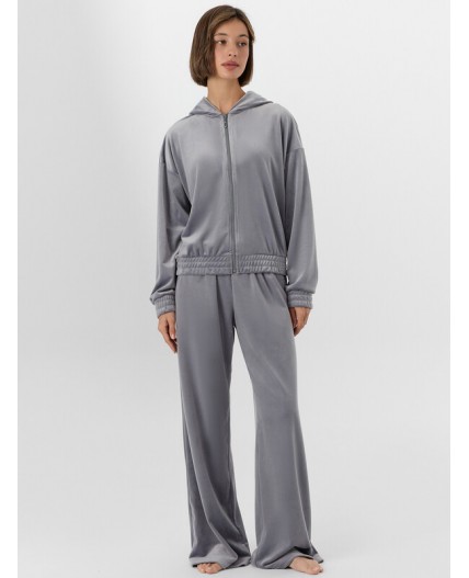 Брюки серебристо -серый