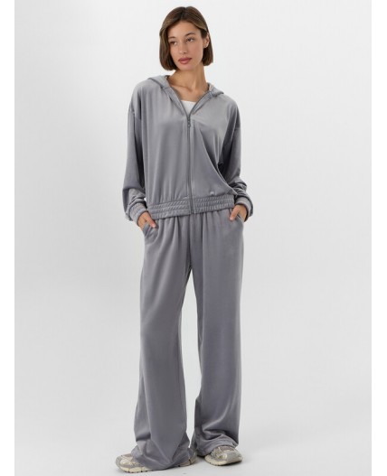 Брюки серебристо -серый