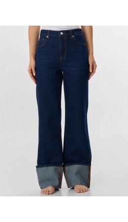 Джинсы темно -синий