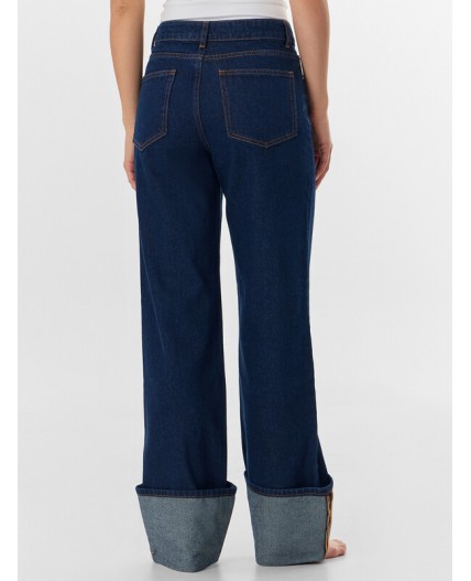 Джинсы темно -синий