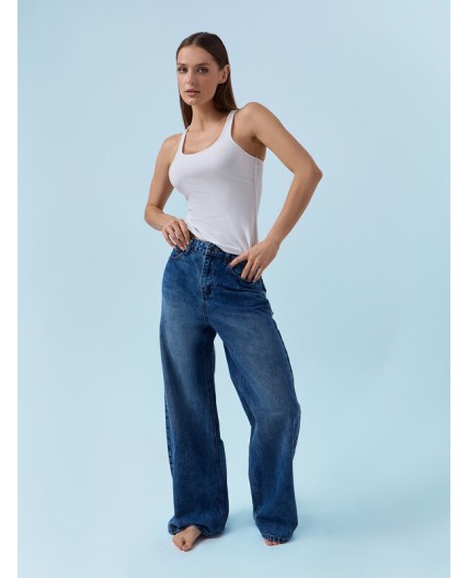 Джинсы синий