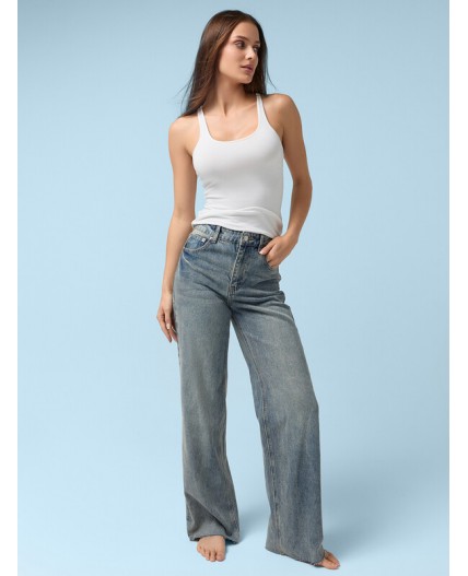 Джинсы светло -синий