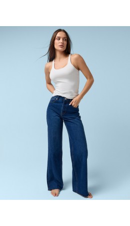 Джинсы темно -синий