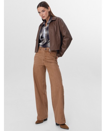 Джинсы терракота