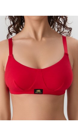 Бюстгальтер красный