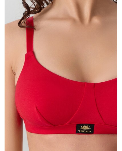 Бюстгальтер красный