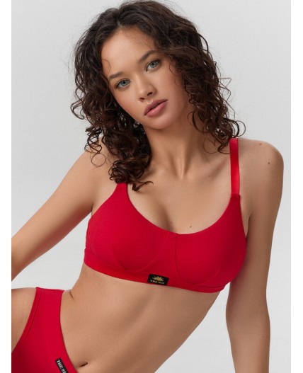 Бюстгальтер красный