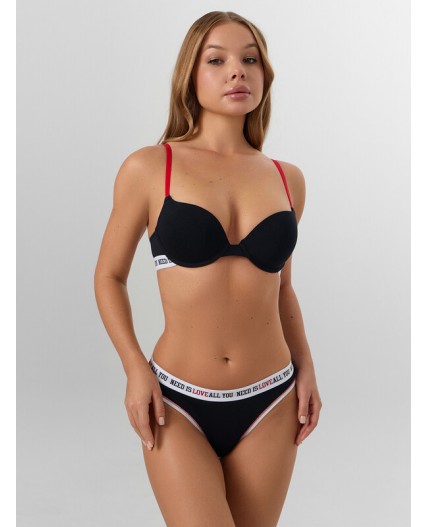 Бюстгальтер черный3