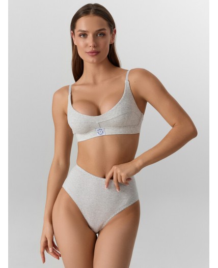 Бюстье серый меланж 4306-А-11