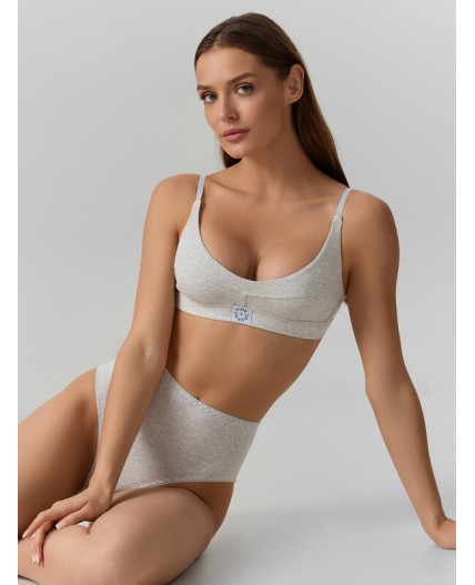 Бюстье серый меланж 4306-А-11