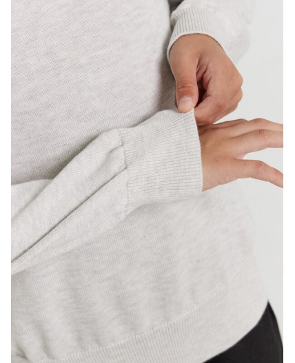 Джемпер серый меланж 4226-E