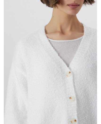 Кардиган молочный