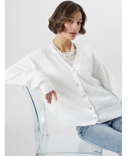 Кардиган молочный