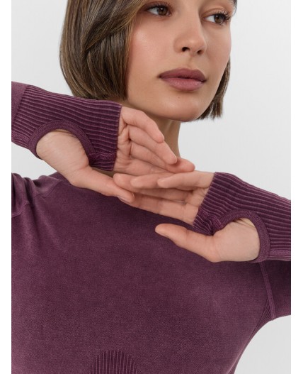 Джемпер винный