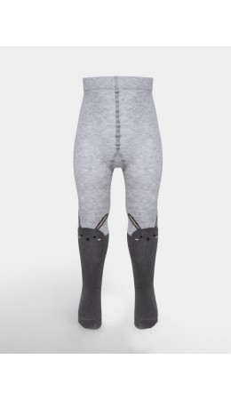 Колготки св.сер.меланж /асфальт