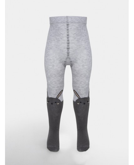 Колготки св.сер.меланж /асфальт