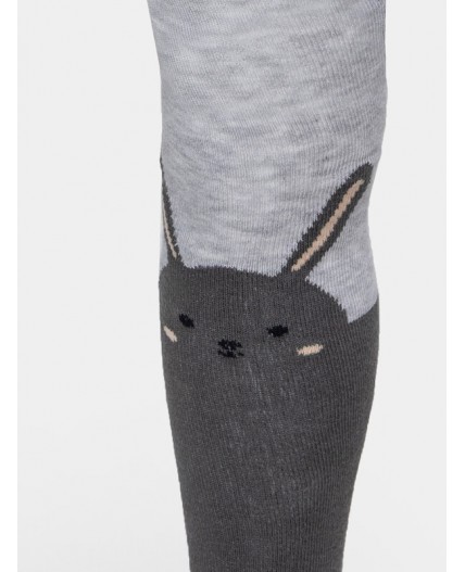 Колготки св.сер.меланж /асфальт