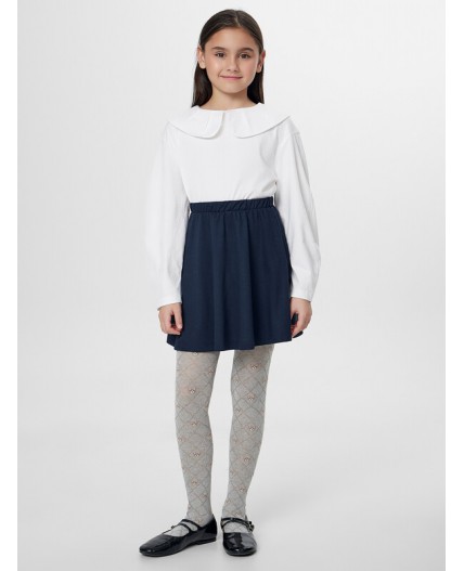 Колготки серый меланж