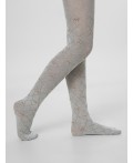 Колготки серый меланж