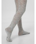 Колготки серый меланж