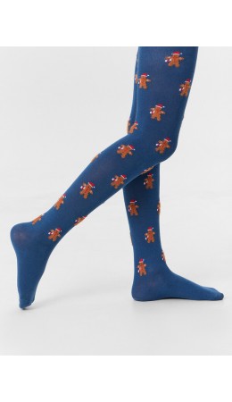 Колготки джинсовый