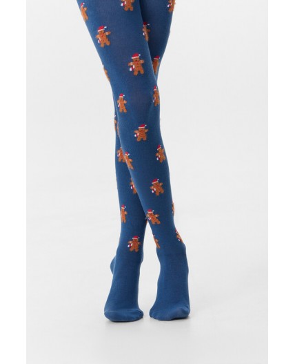 Колготки джинсовый