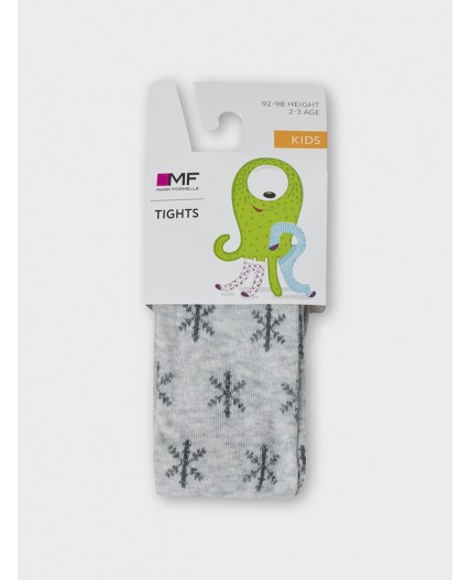 Колготки св.серый меланж